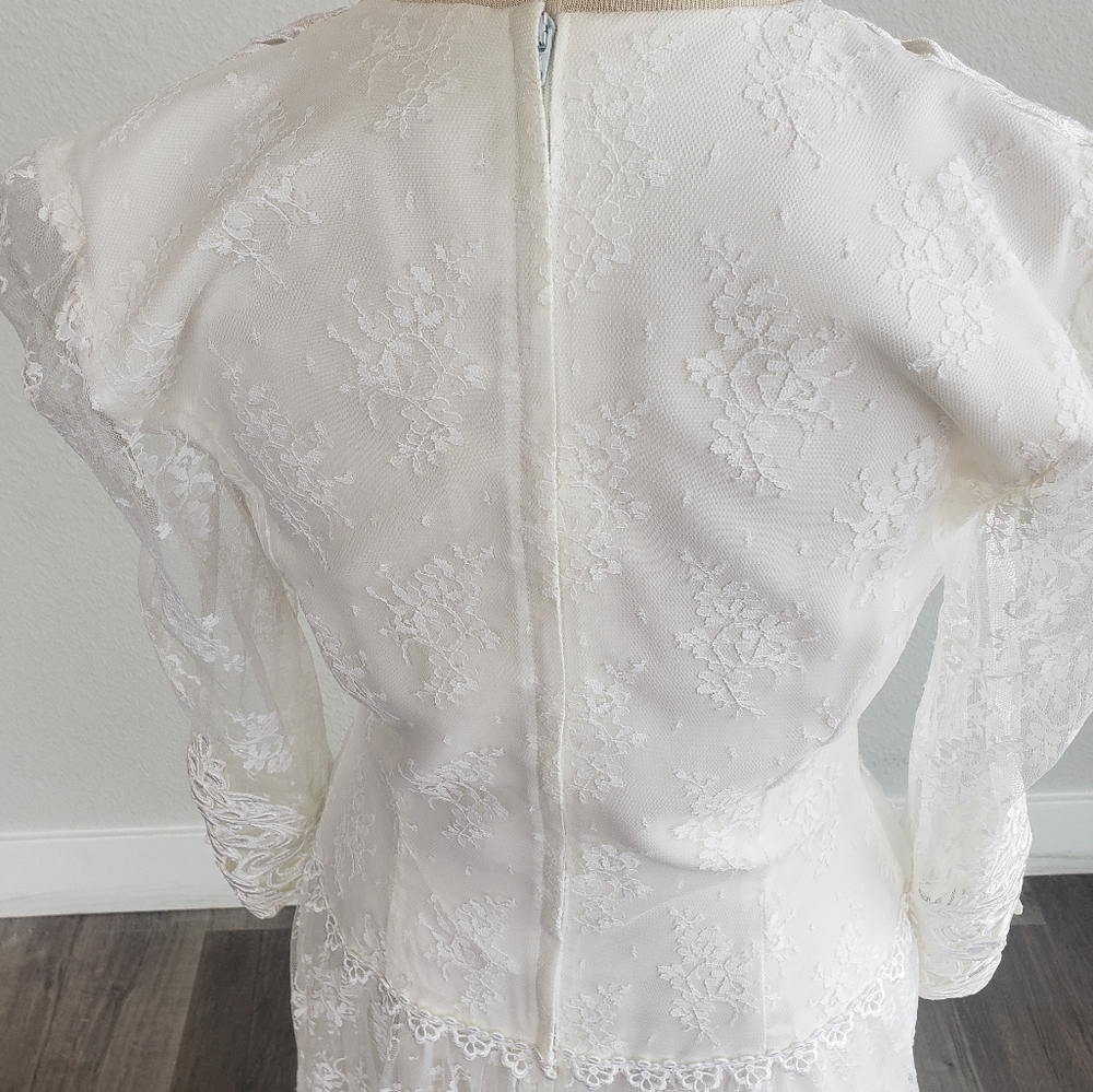 Jessica Mcclintock Gunne Sax Vintage Wedding Dress - Picture 7 of 16